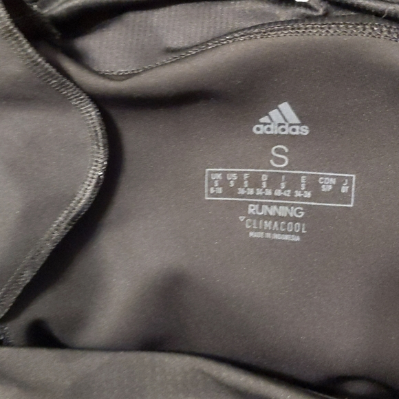 Adidas climacool running, black subdued camo print leggings, size small. - Picture 6 of 6